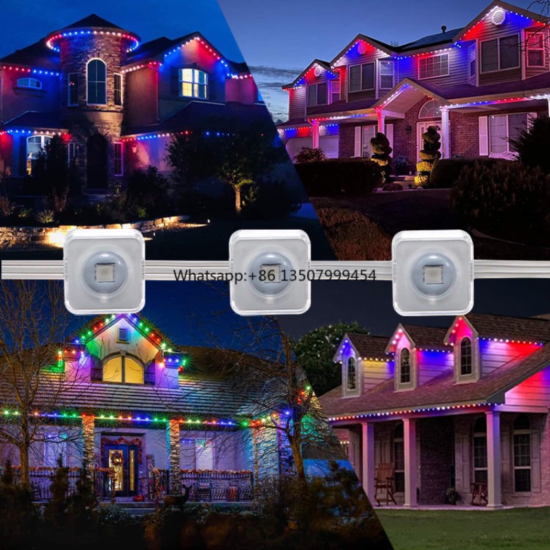 Lightings Decoration - WiFi-gestuurde slimme LED-stripverlichting 15M RGB kleurveranderend