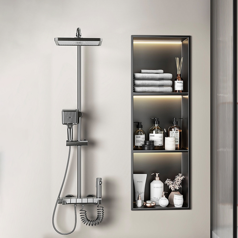 Lighting And Decor Magazine - Tijdschriftenrek, decoratieve badkamer douche nis met