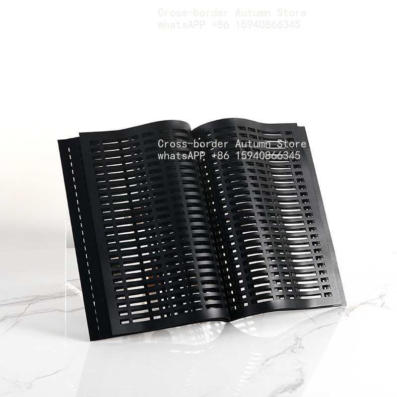 Lighting And Decor Magazine - Metalen minimalistische licht-luxe tijdschriftenhouder van roestvrij