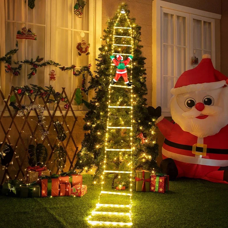 Lighting Decor Outdoor - LED Kerstverlichting Kerst Decoratieve Ladderlichtenslinger met