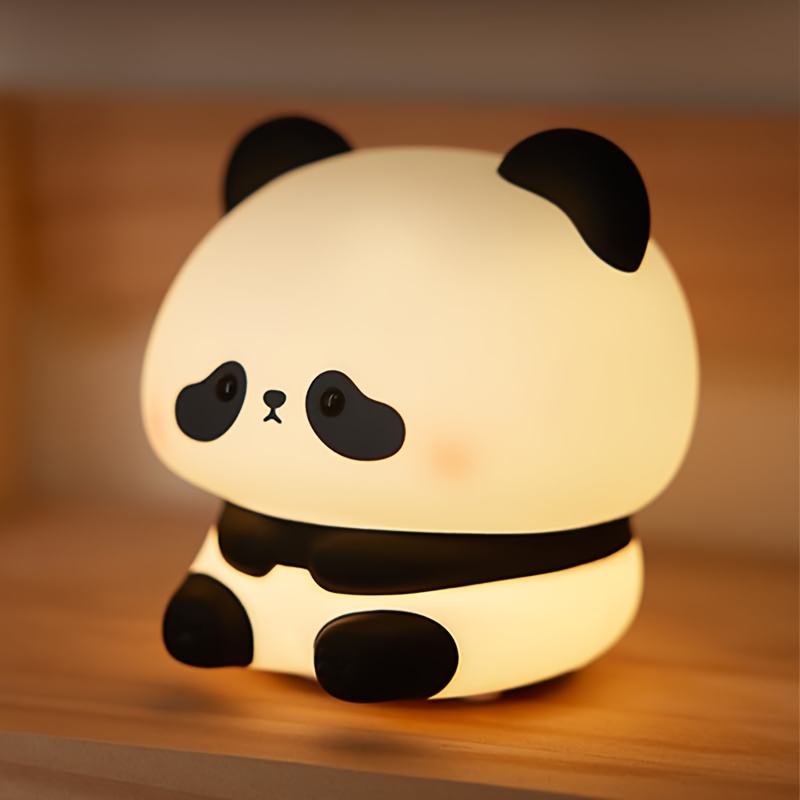 Lightings Decoration - Kerstcadeaus met panda-thema, timebare nachtverlichting, oplaadbare
