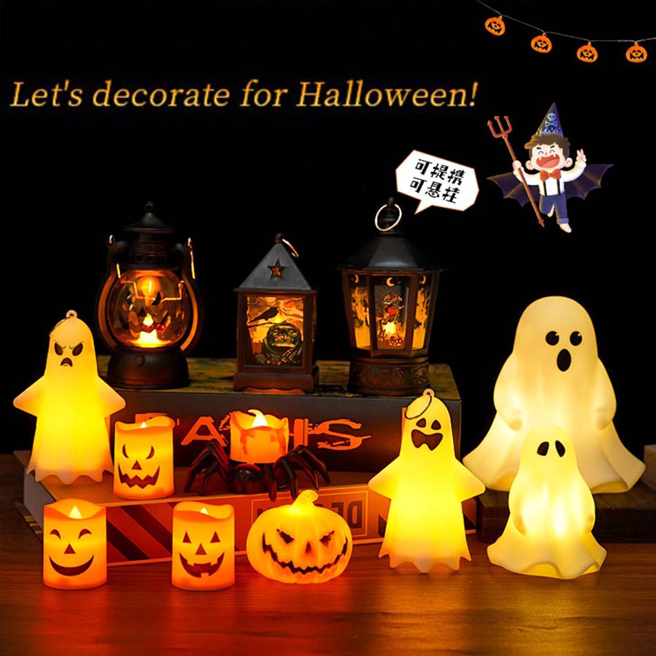 Lighting Home Decor Products - Halloween Led Pompoen Lantaarn Led Licht