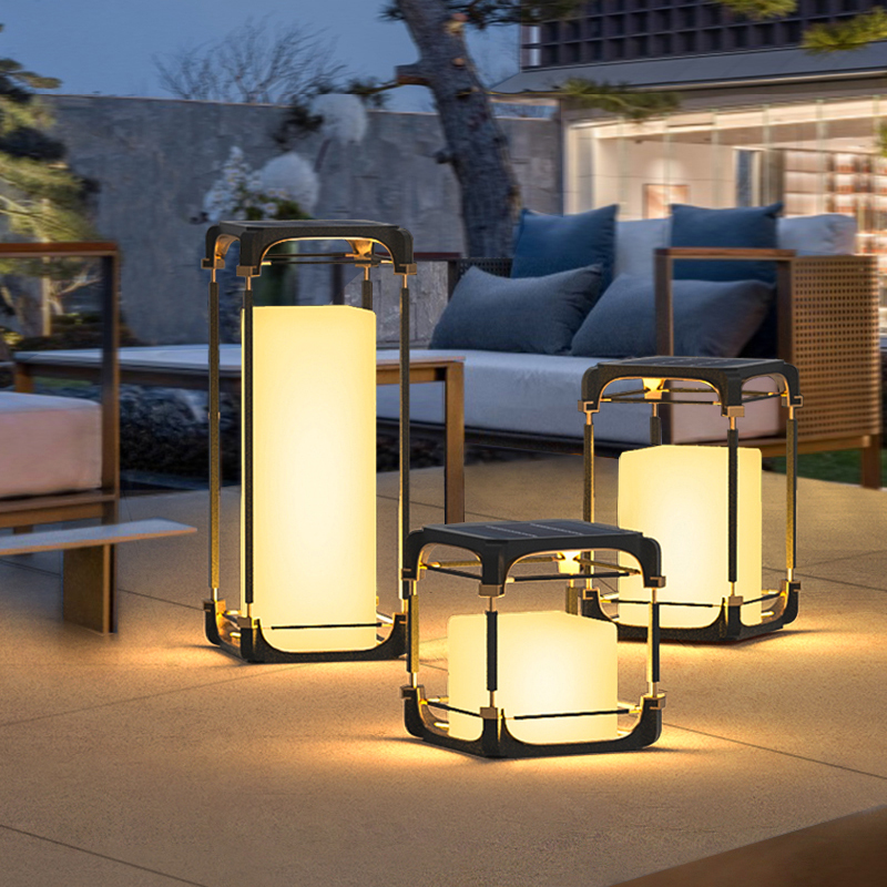 Lighting Decor Outdoor - Lichtgevende vloerlamp, solar LED buitenverlichting voor