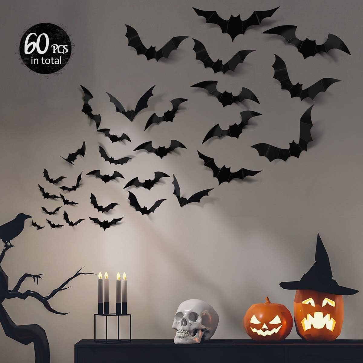 Lighting Home Decor Products - Generieke 3D Vleermuis Wandsticker Paarse LED