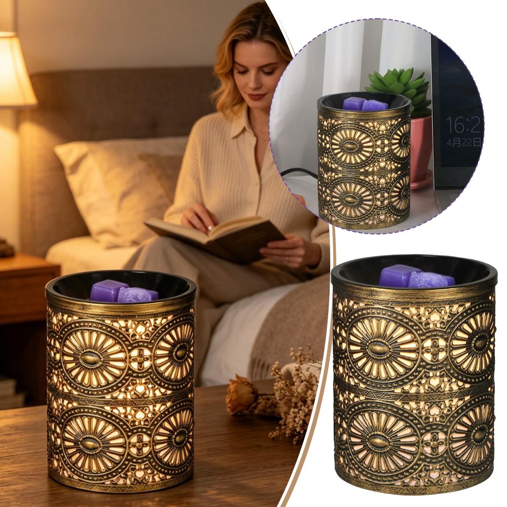 Lightings Decoration - Nieuw geurig nachtlampje, gouden geometrische ijzeren