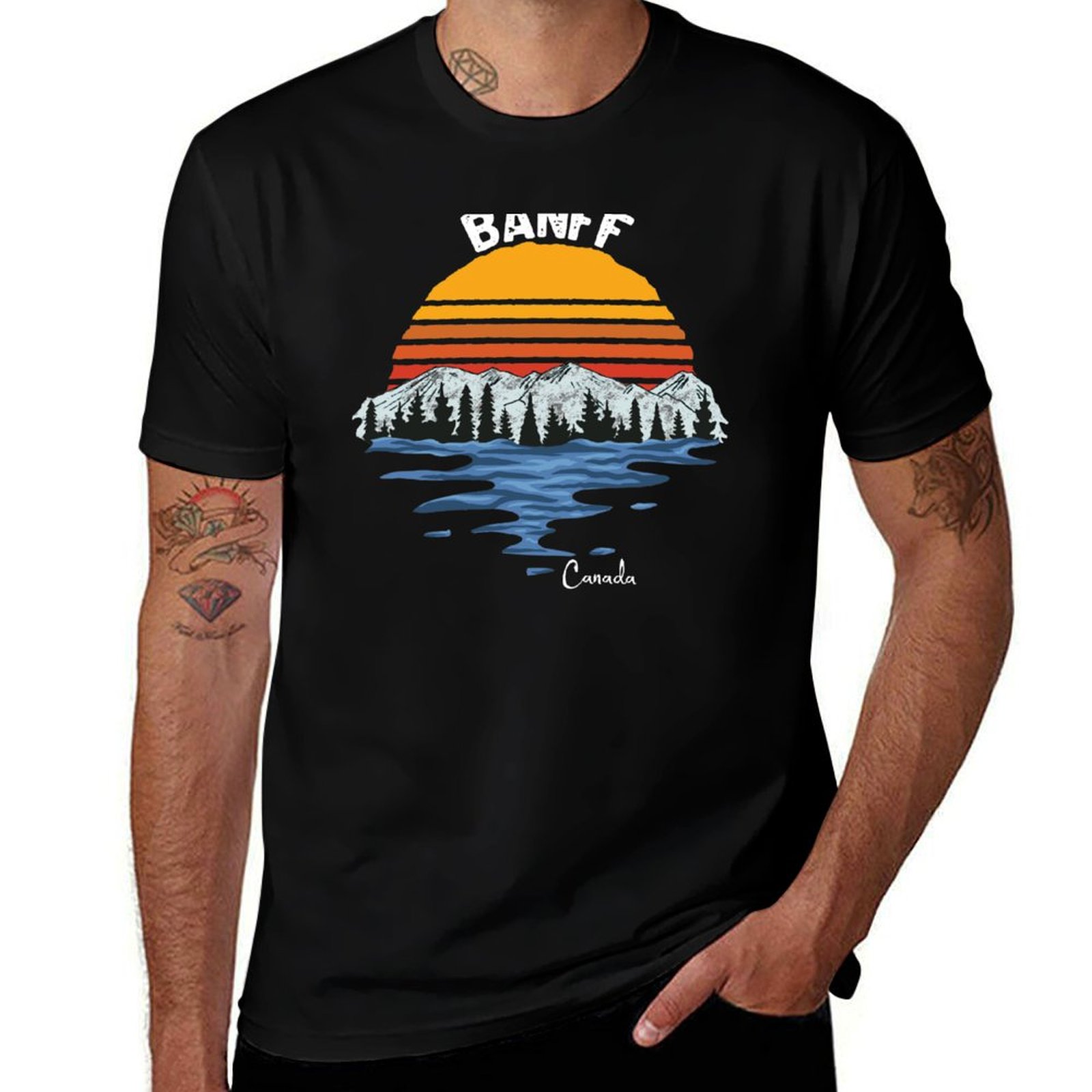 Alberta Lighting & Decor Reviews - Banff Alberta Canada National Park T-Shirt