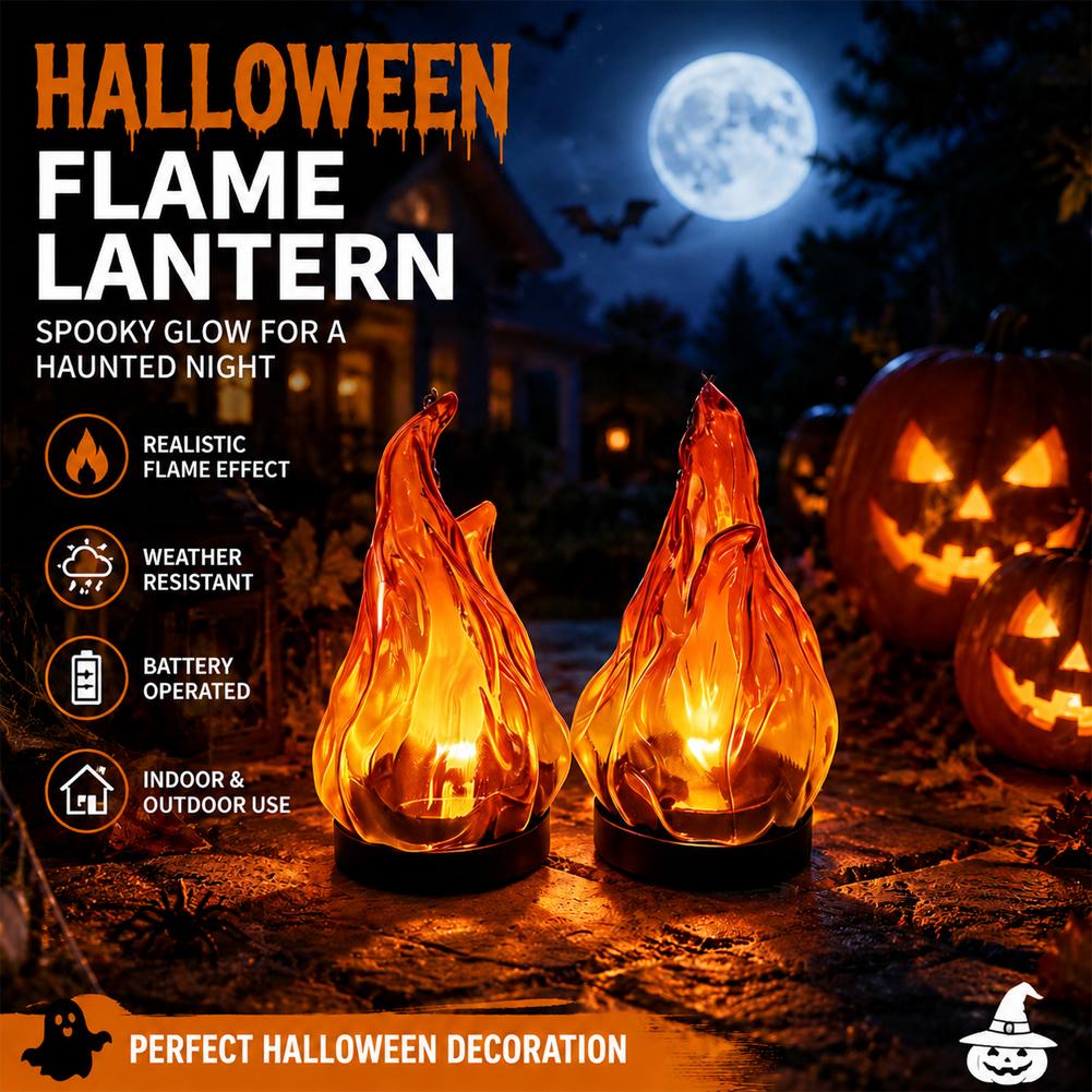 Lighting Decor Outdoor - Solar Flame hangende lantaarnlamp IP65 waterdicht