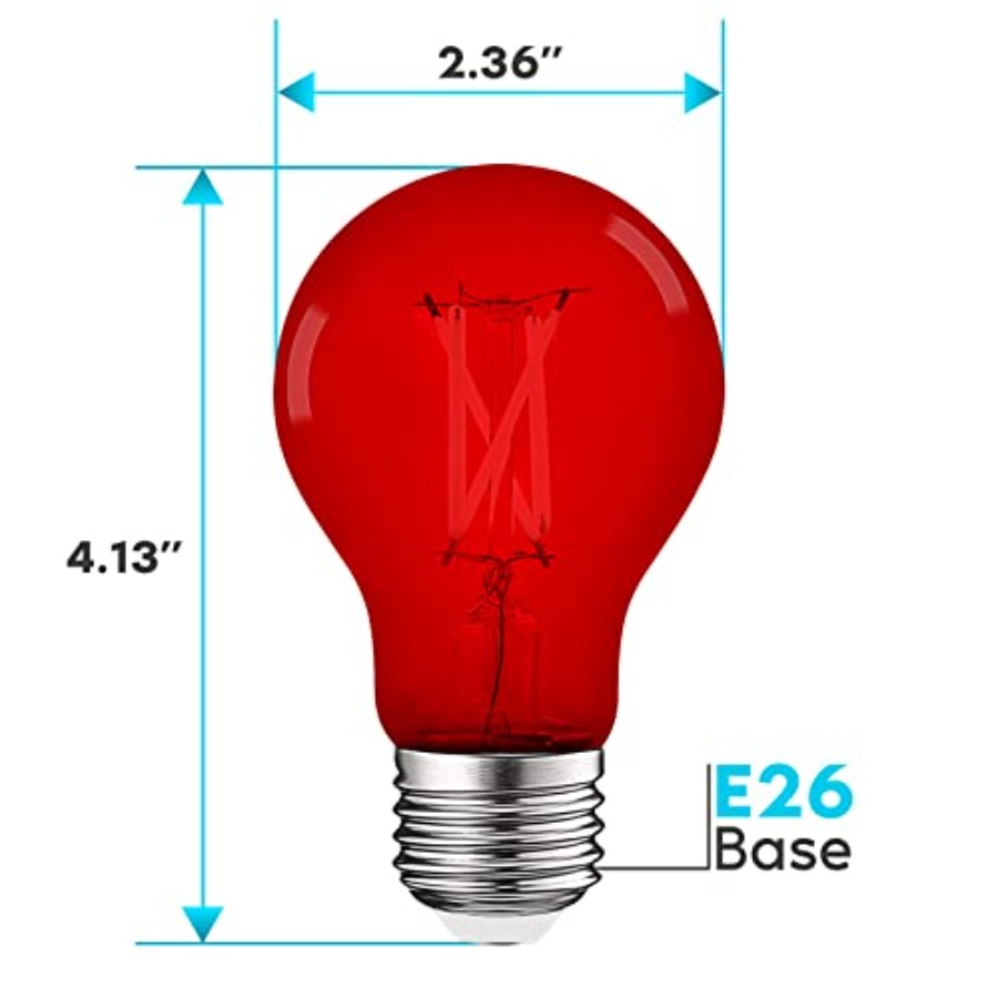 A19 Edison LED-lampen, 4,5W 60 - Lighting Decor Outdoor recensie en prijs