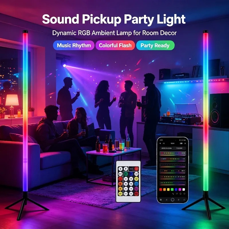 2-pack RGB LED hoeklamp, 120 c - Ambient Lighting Decor For Room recensie en prijs