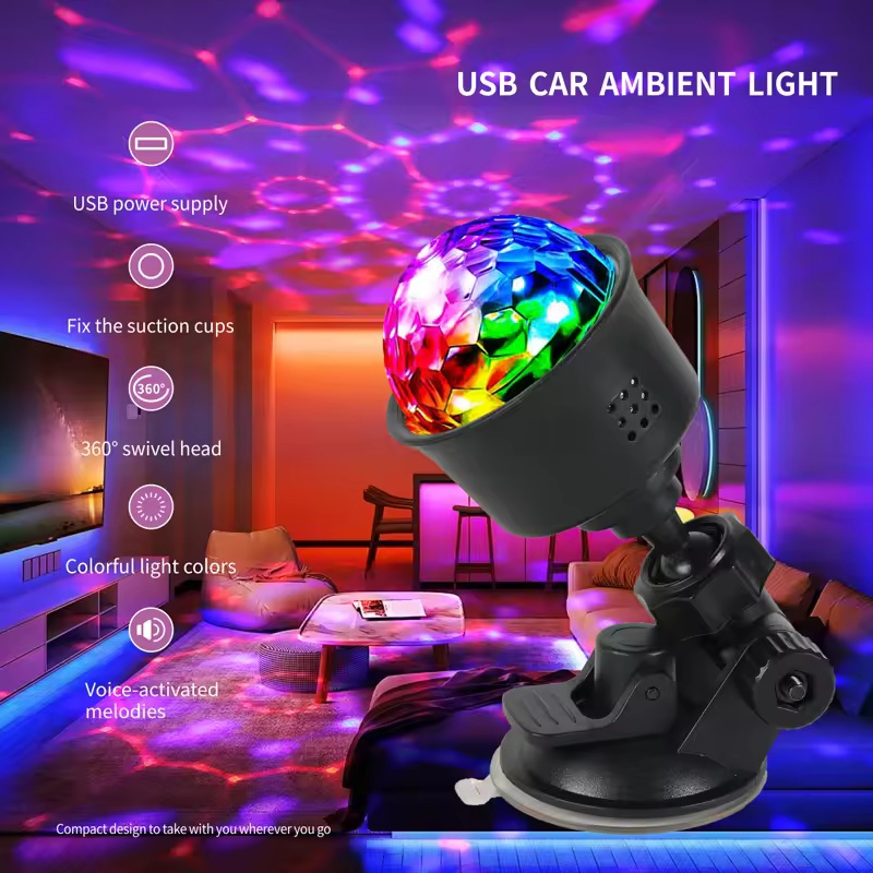 RGB Geluidsgeactiveerde LED Di - Lighting Effect Home Decor recensie en prijs