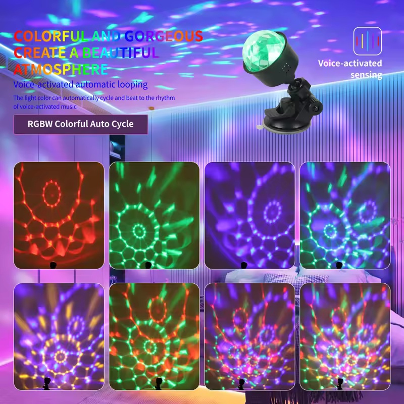 RGB Geluidsgeactiveerde LED Di - Lighting Effect Home Decor recensie en prijs