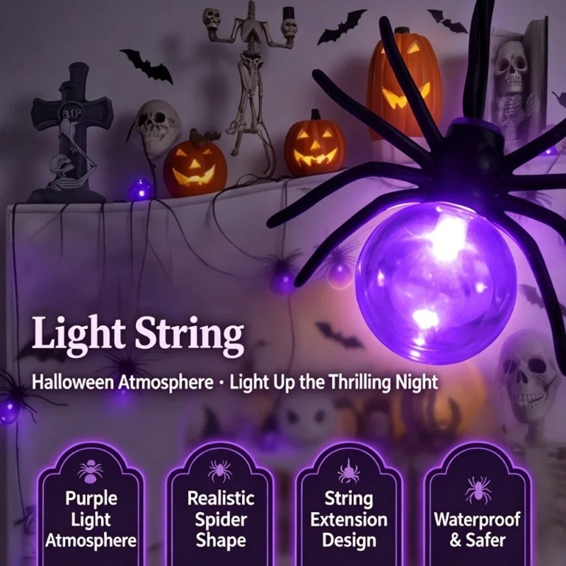 Op batterijen werkende Spider  - Lighting Decor Outdoor recensie en prijs