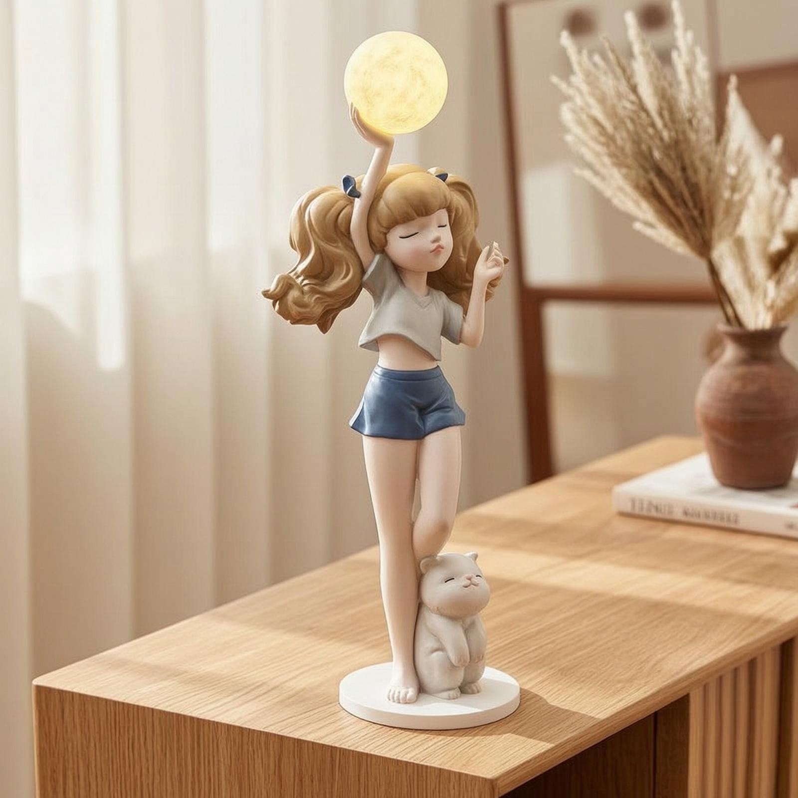Elegante meisjesfiguurlamp met - Ambient Lighting Decor For Room recensie en prijs