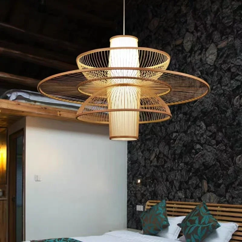 Landelijke handgemaakte bamboe - Japanese Lighting Decor recensie en prijs