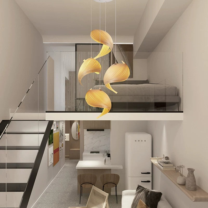 Japanse unieke houten LED-hang - Japanese Lighting Decor recensie en prijs