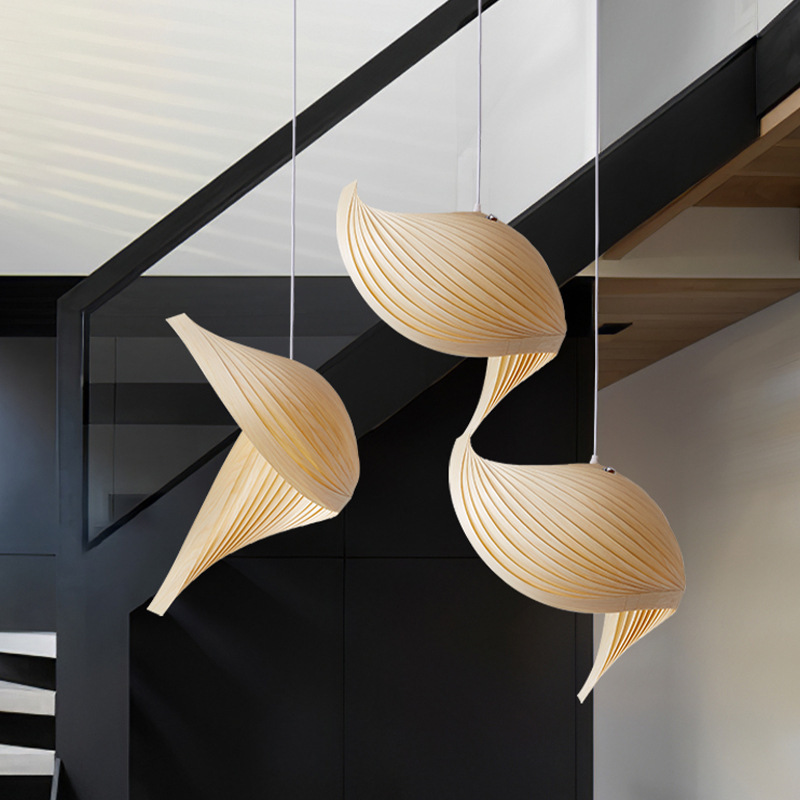 Japanse unieke houten LED-hang - Japanese Lighting Decor recensie en prijs