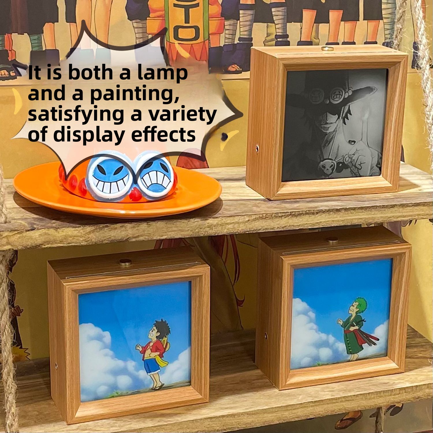 One Piece cartoon poster licht - Lighting Decor Photos recensie en prijs