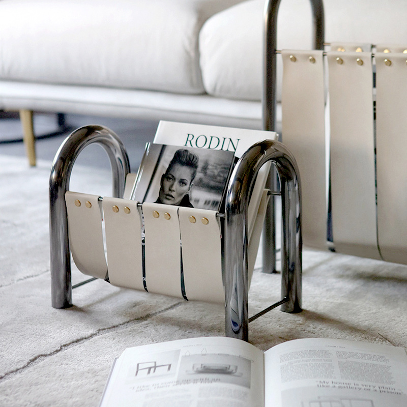 Lichte luxe metalen lederen ti - Lighting And Decor Magazine recensie en prijs