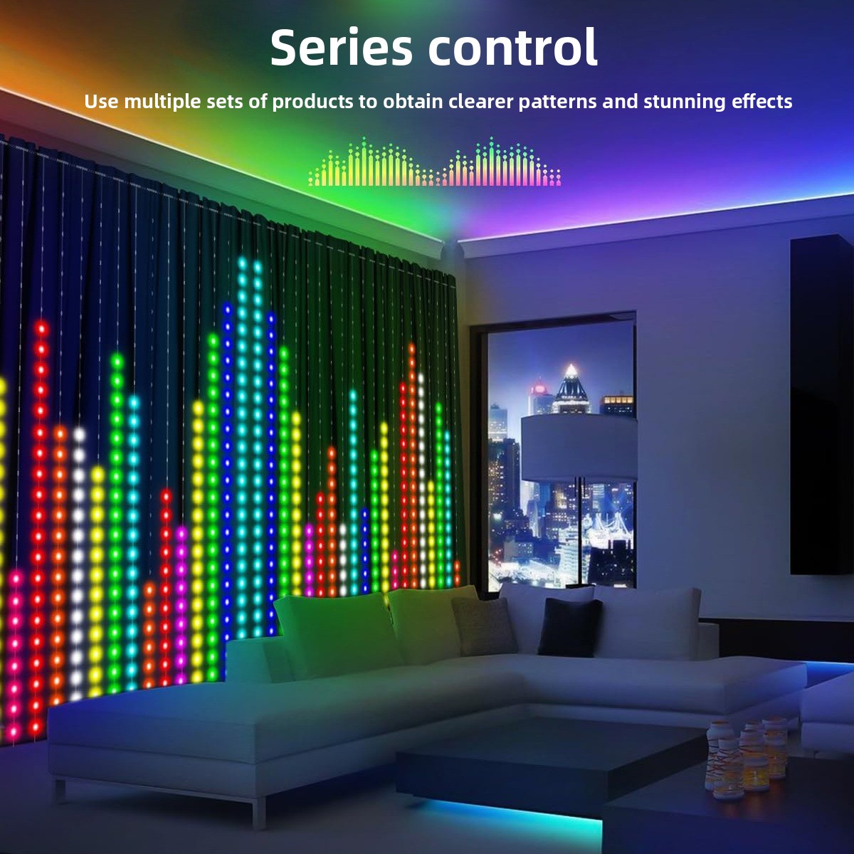RGB Smart Curtain LED Draadver - Lightings Decoration recensie en prijs